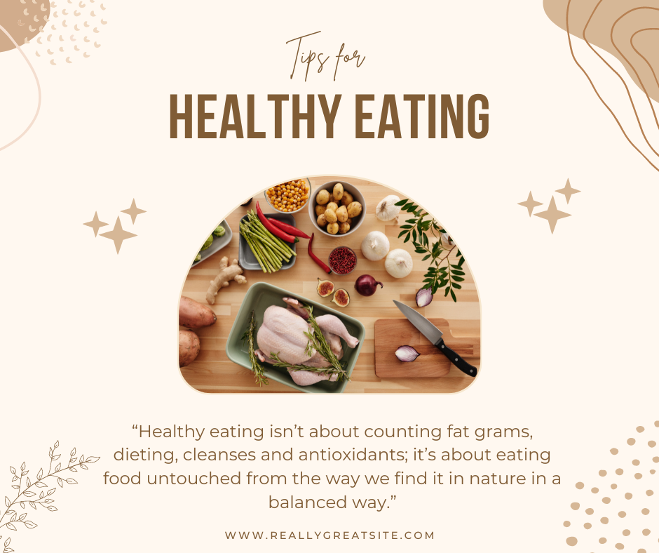 tips for healthy eating