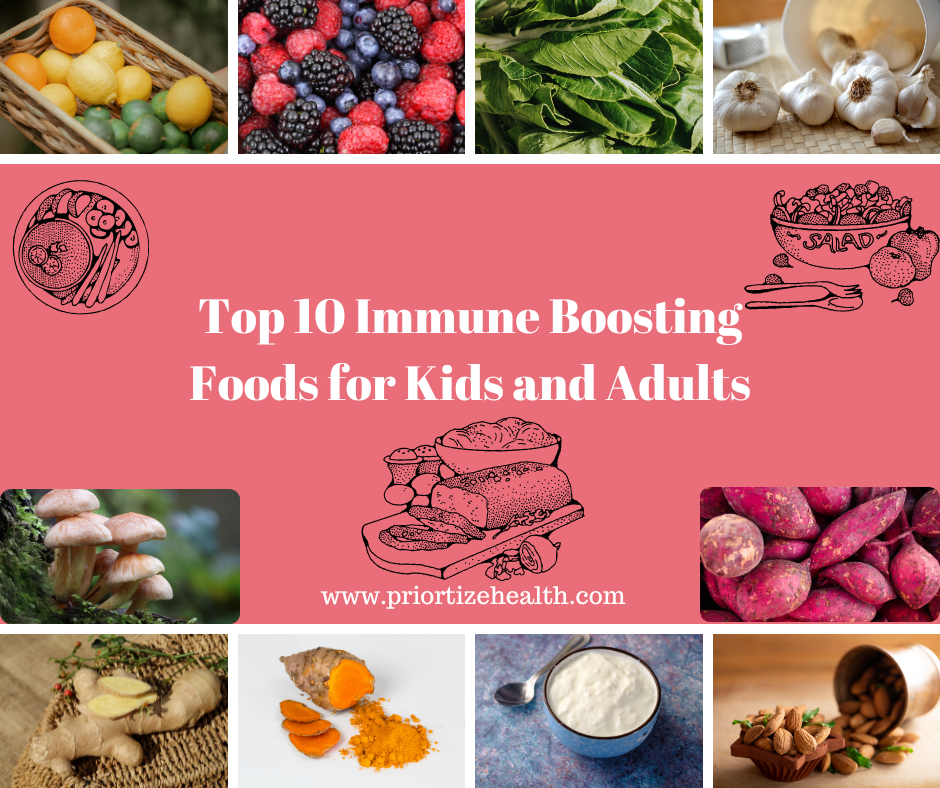 Top 10 Immune Boosting Foods for Kids and Adults