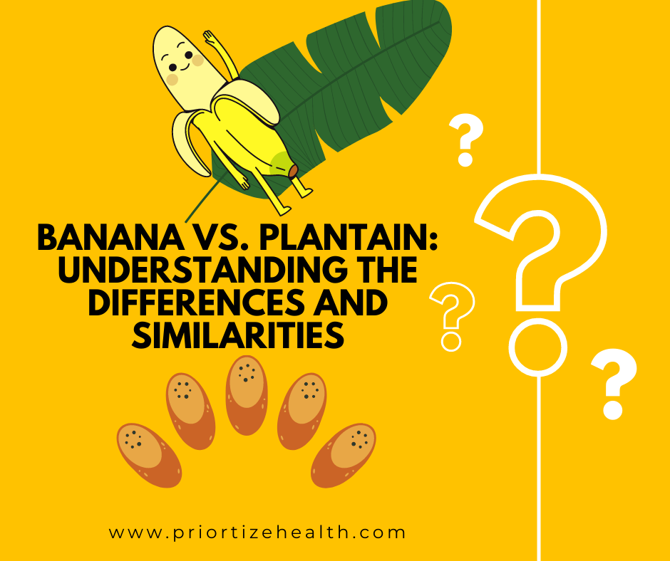 Banana vs. Plantain: Understanding the Differences and Similarities