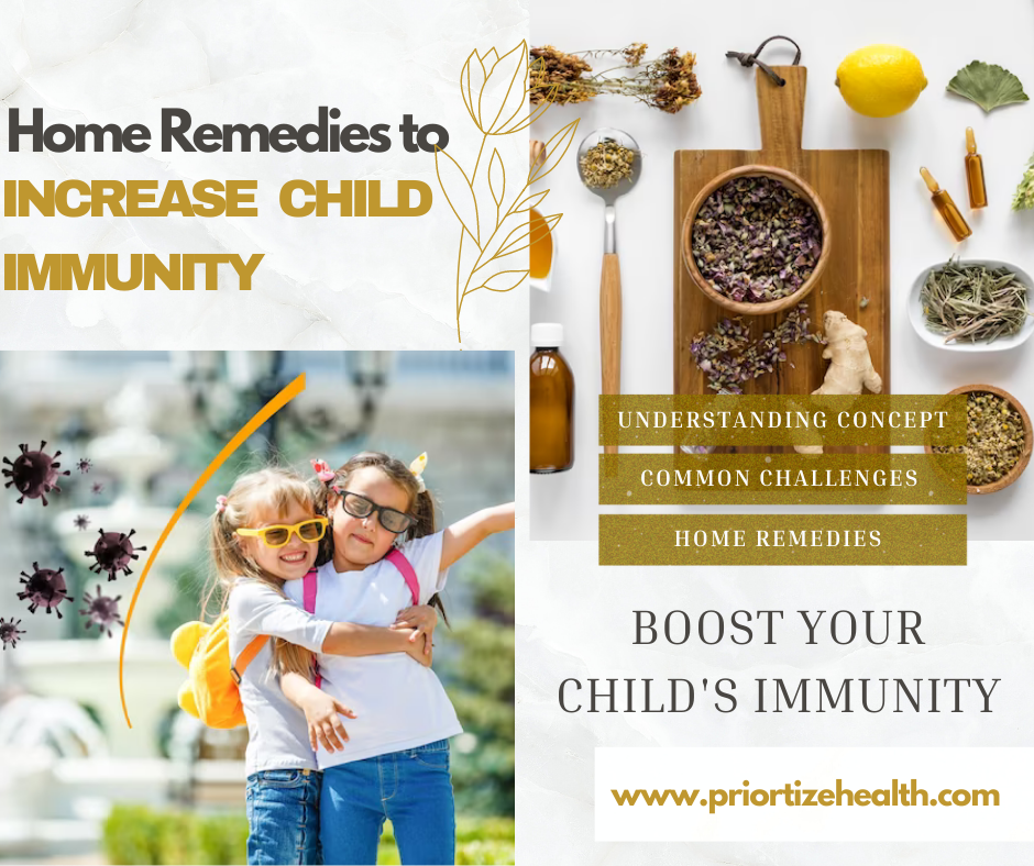 Home Remedies to increase Child Immunity