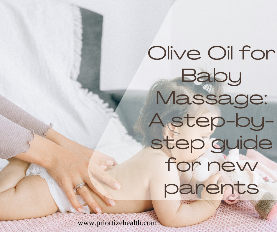 Olive Oil for Baby Massage